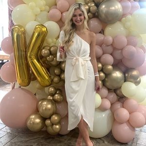 Off white cream dress